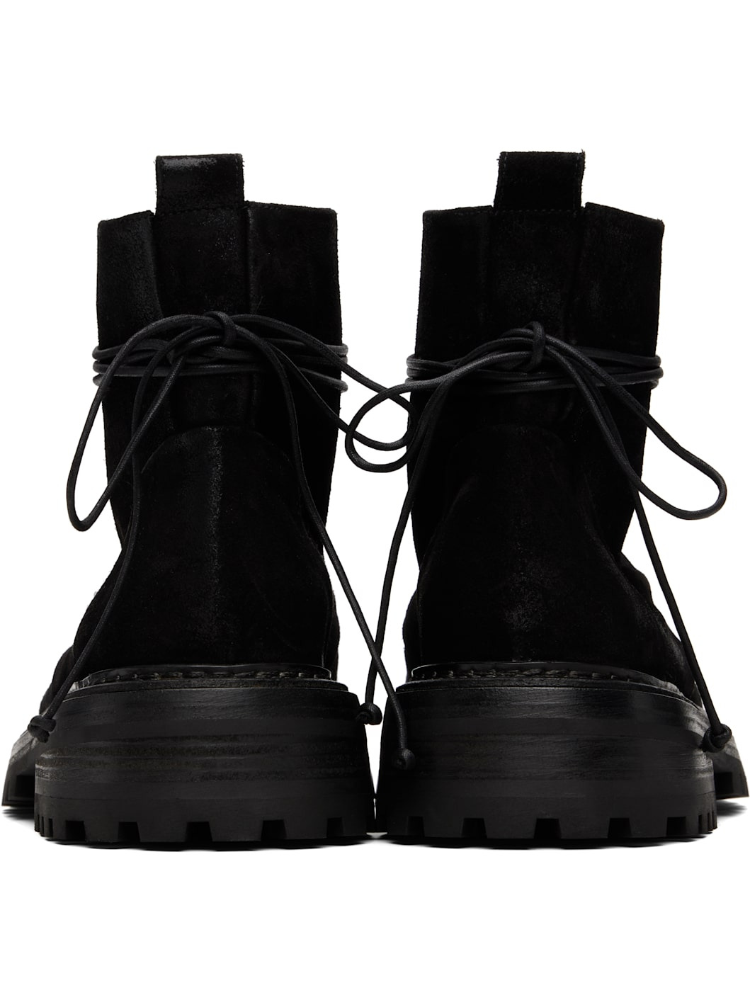 Black Carrucola Combat Boots - 2