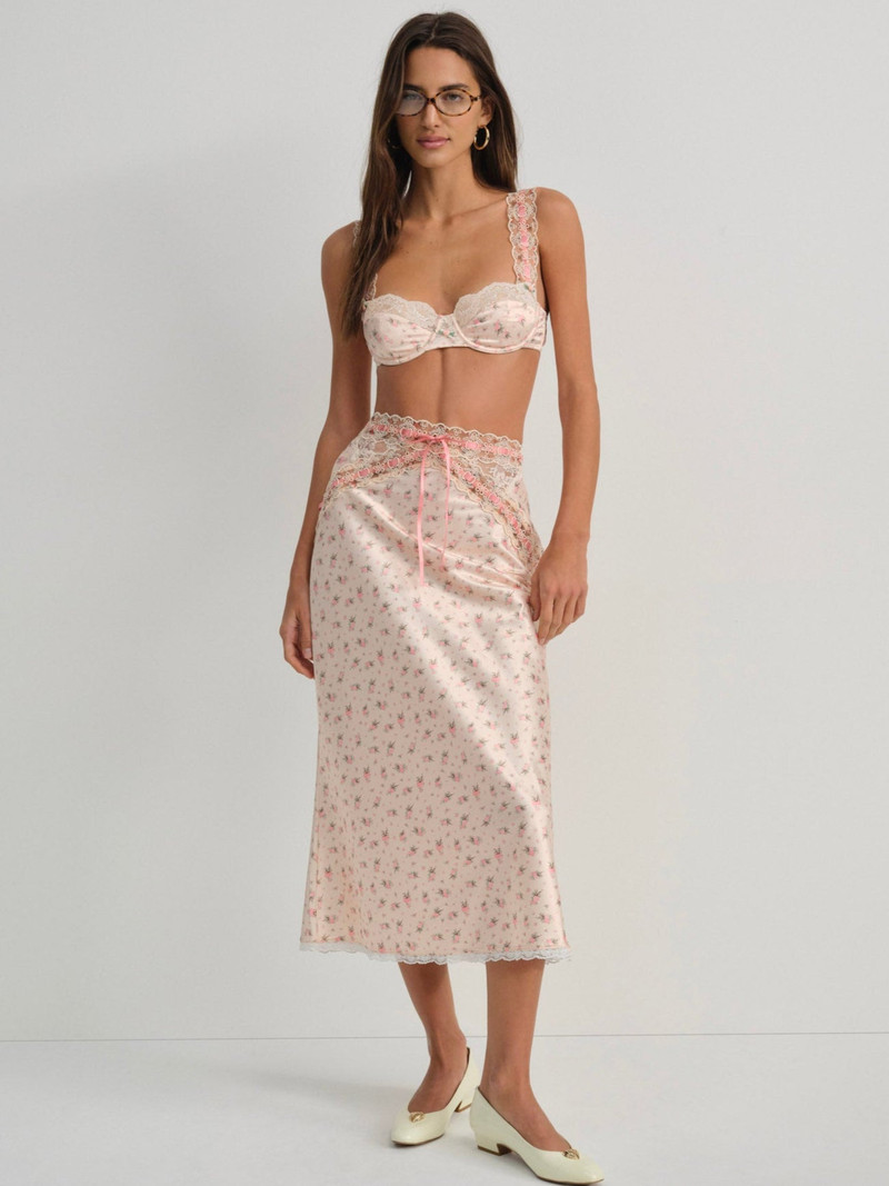 For Love & Lemons Peaches & Cream Underwire Bra outlook