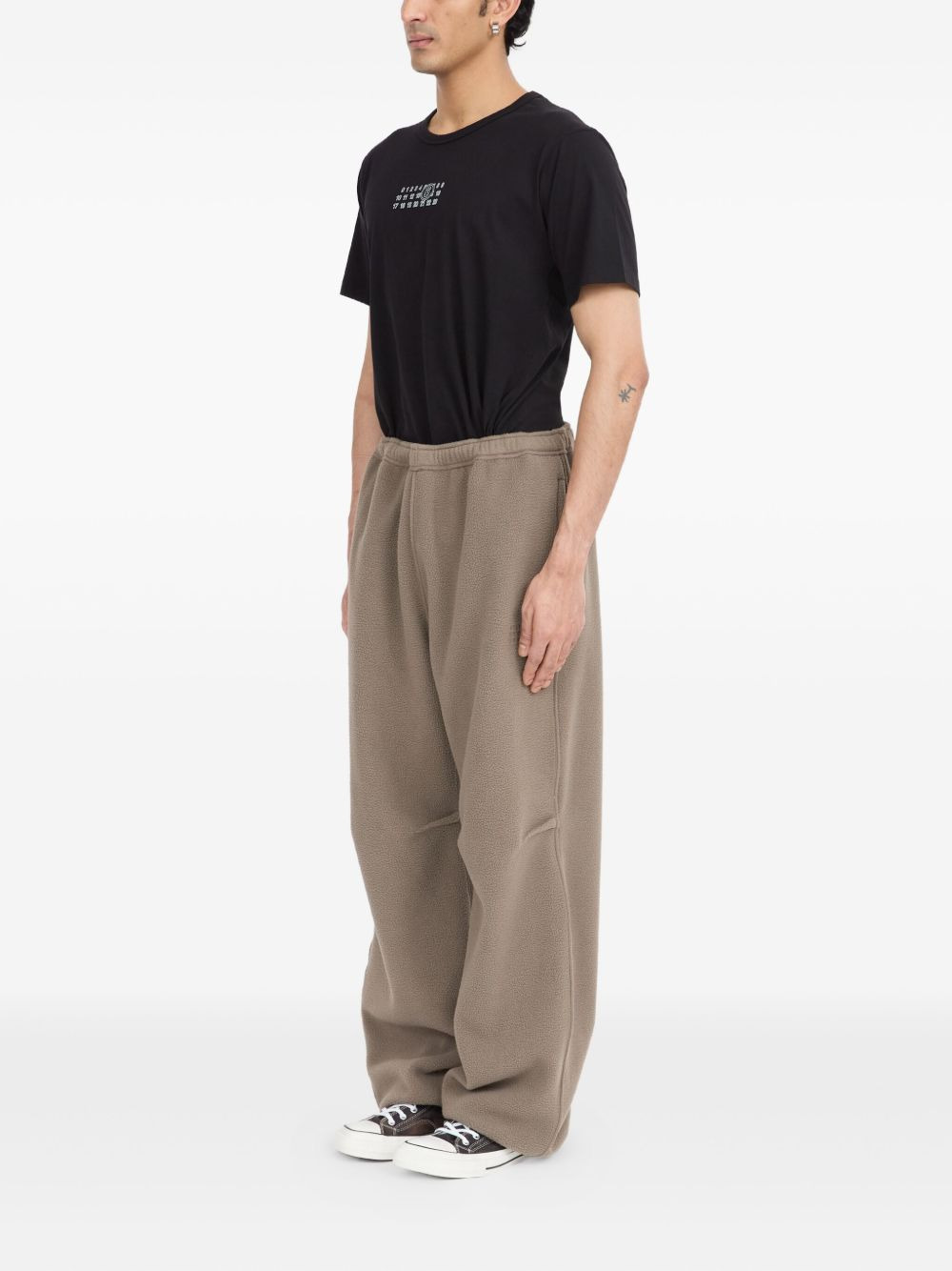 fleece track pants - 3