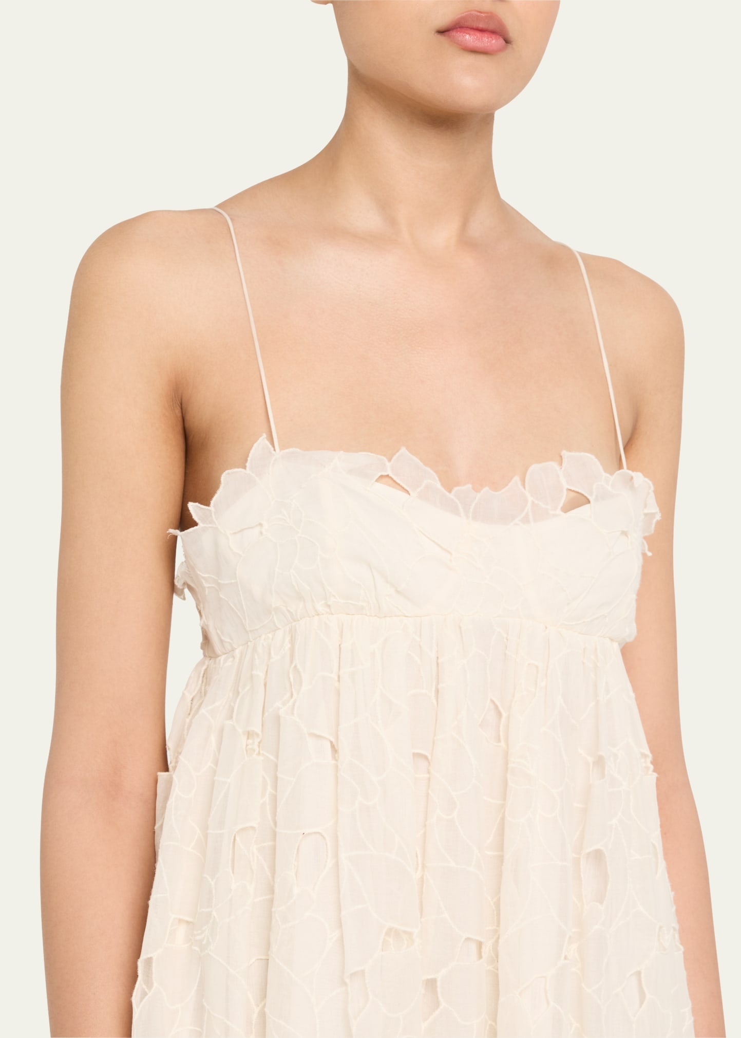 Marina Empire Cotton Cami Midi Dress - 5