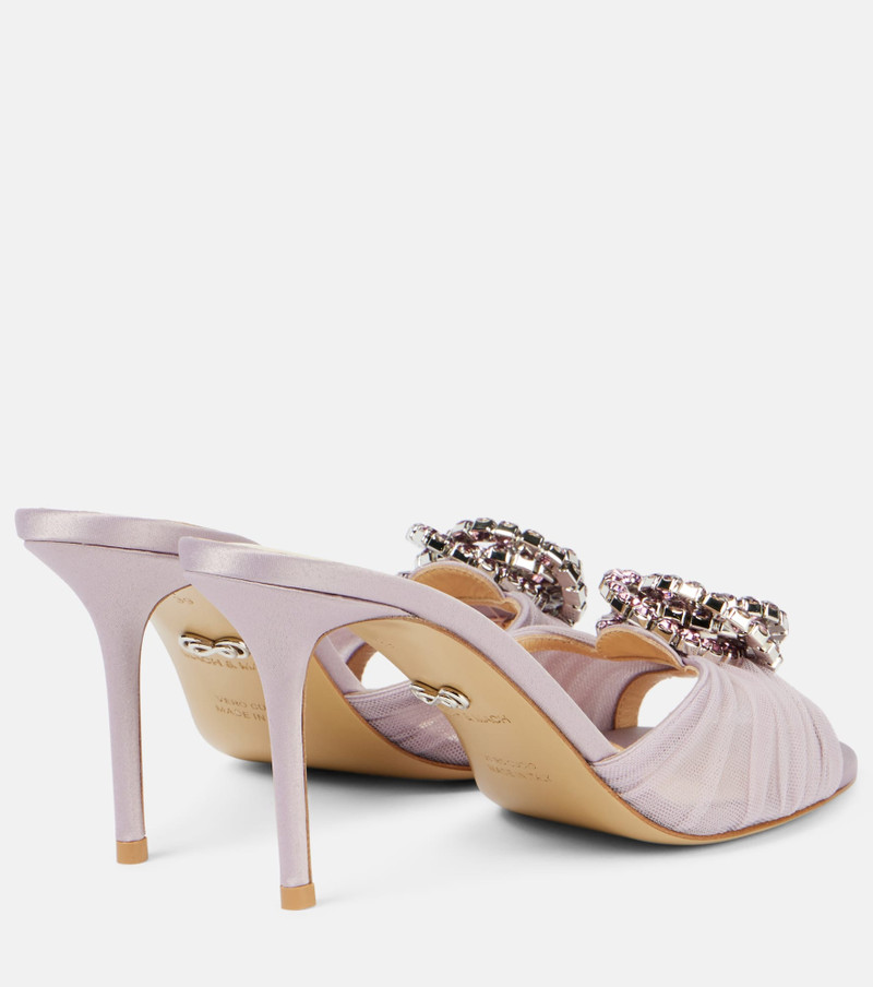 MACH & MACH Galaxy 85 embellished mules outlook