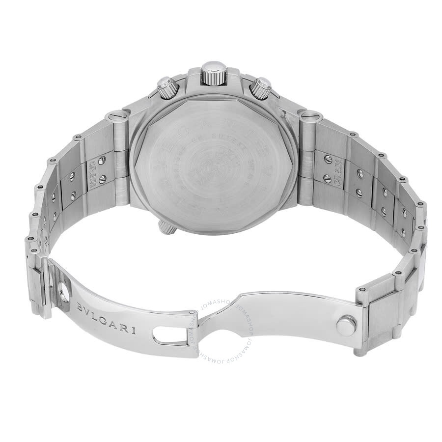 Pre-owned Bvlgari Bvlgari Diagono Professional Automatic Silver Dial Men's Watch GMT40S - 6