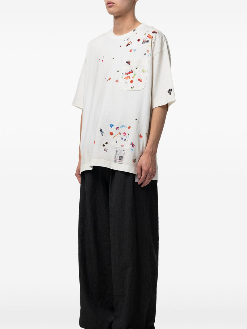 graphic-print distressed t-shirt 3