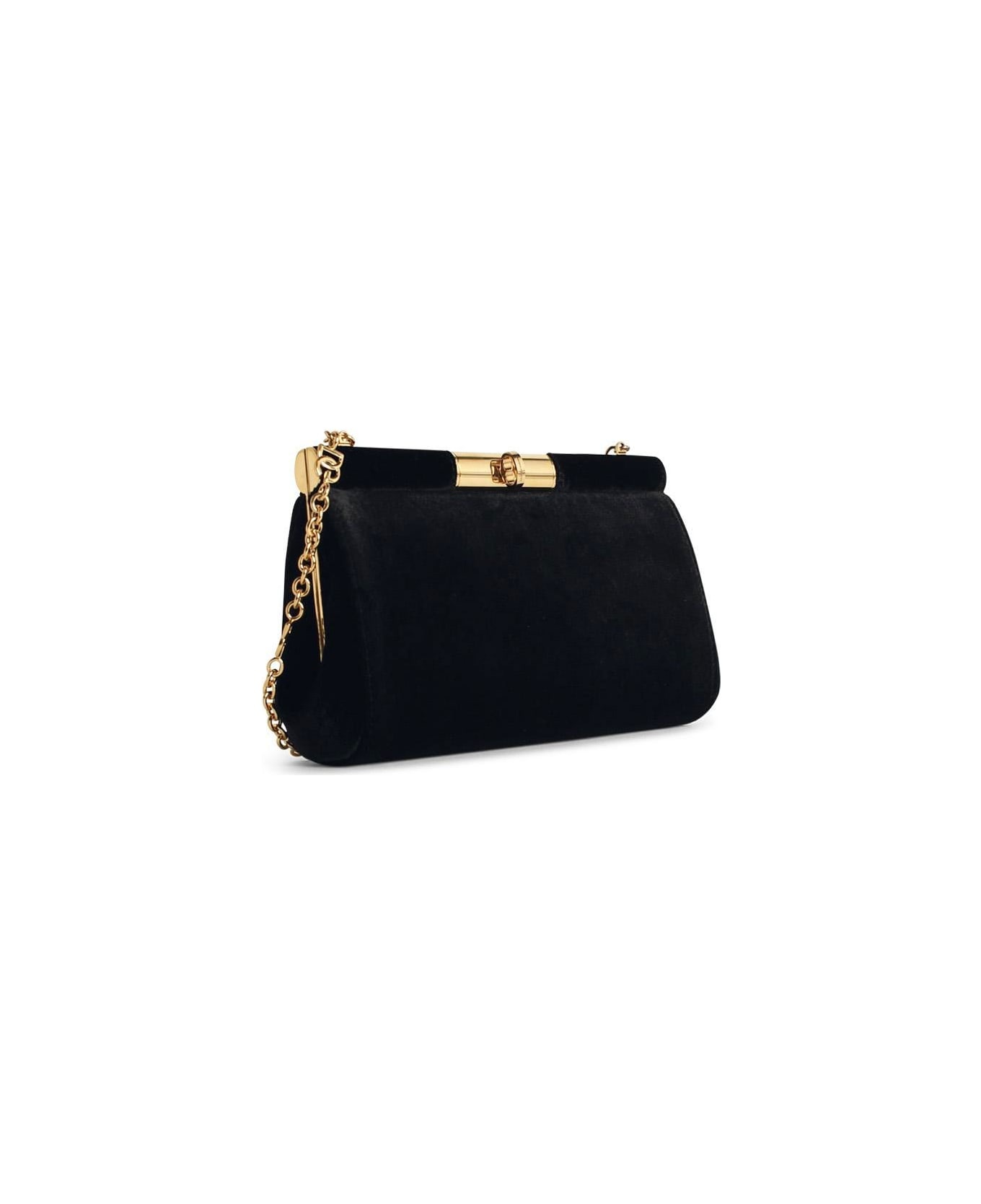 Black Velvet Shoulder Strap - 2