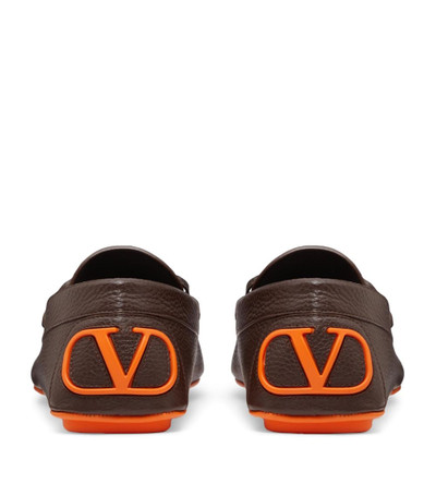 Valentino Leather VLogo Signature Loafers outlook