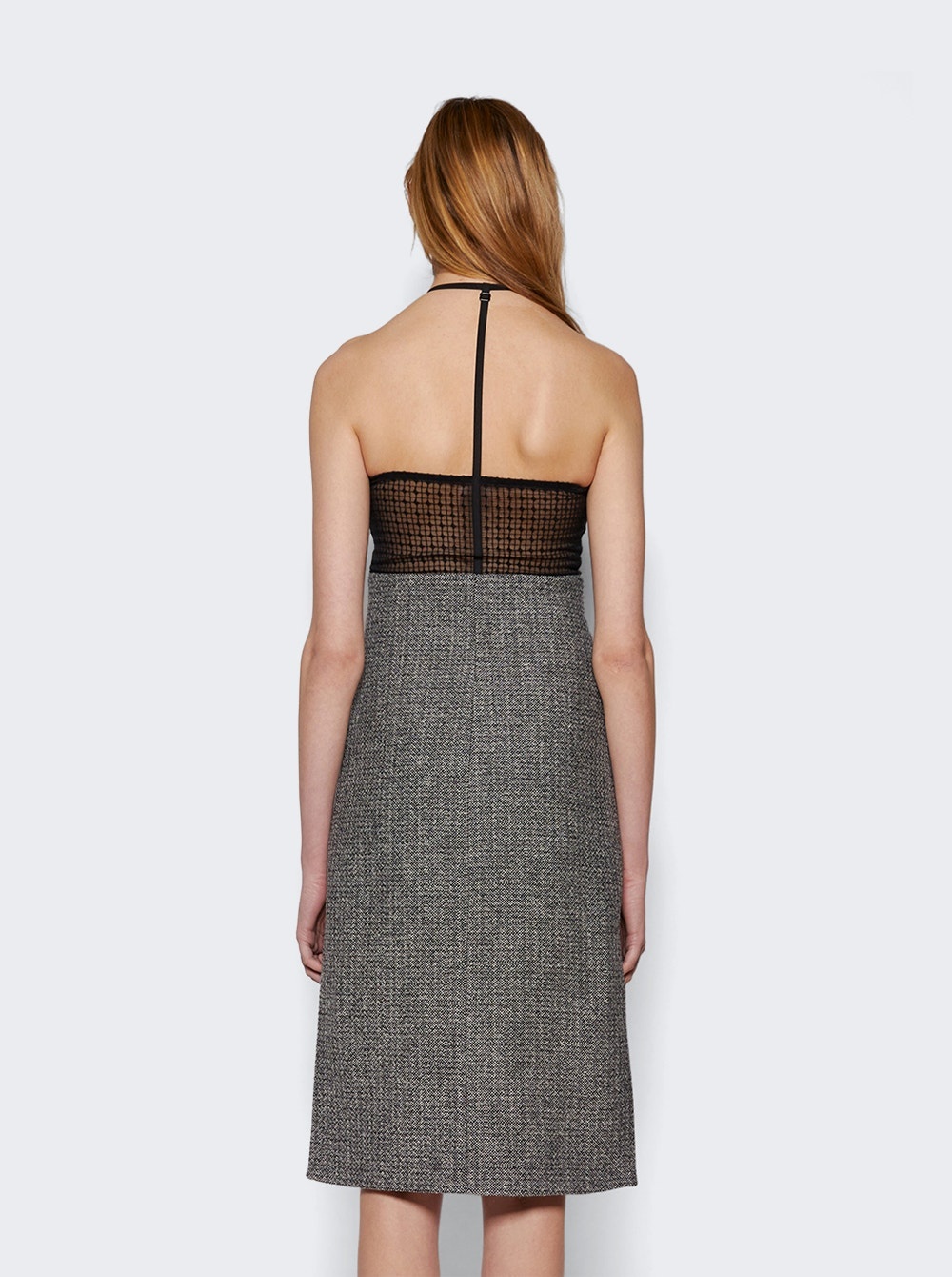 Lingerie Bigout Caviar Long Dress Black & White - 5