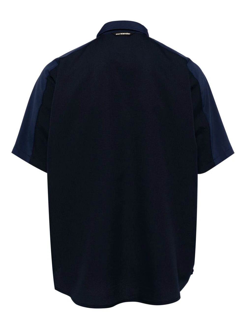 LOGO-PRINT PANELLED SHIRT - 2