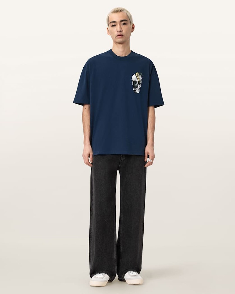 SNAKEHEAD OVERSIZED GRAPHIC T-SHIRT 8