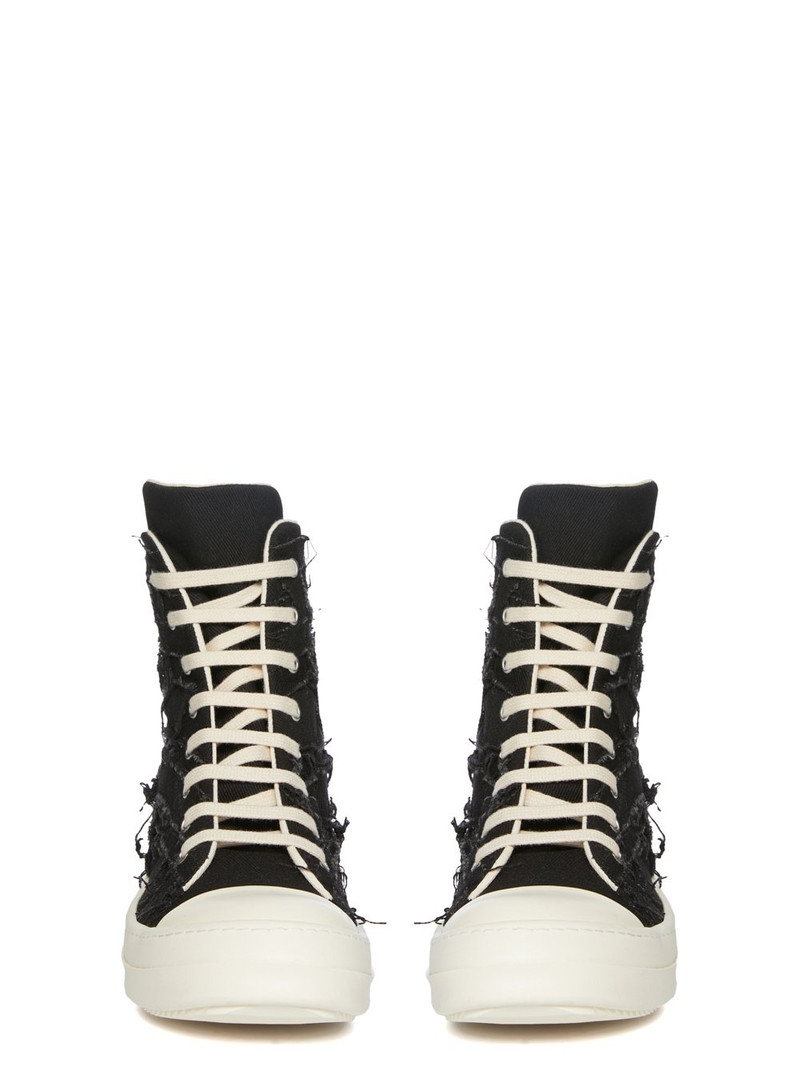 Slashed high-top sneakers 2