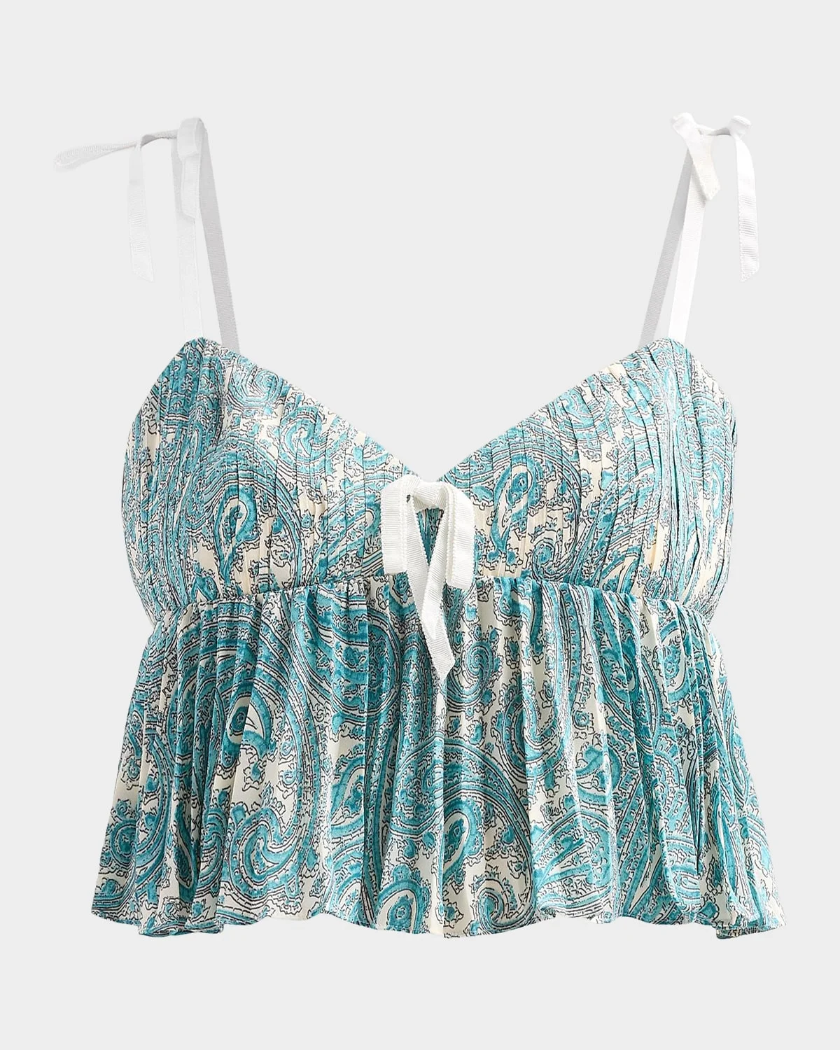 Hendrix Orianna Paisley Crop Top - 1
