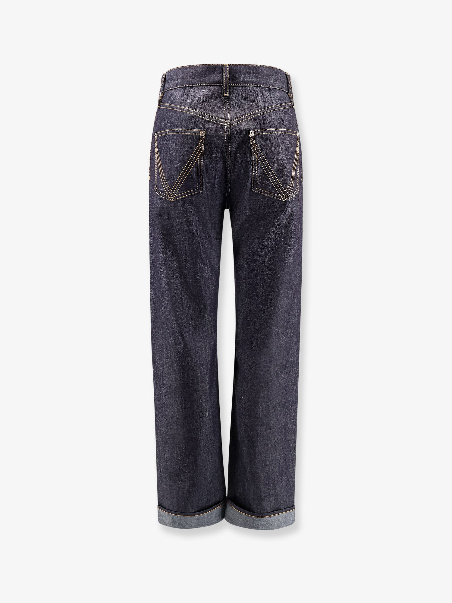 Turned Up Jeans With Straight Leg - 4