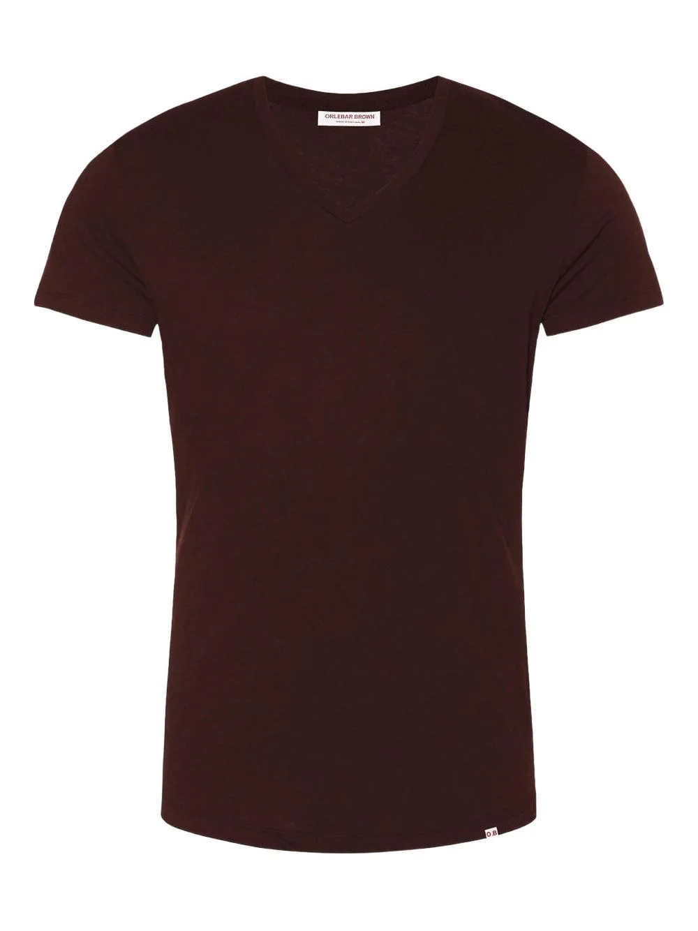 v-neck cotton t-shirt - 1