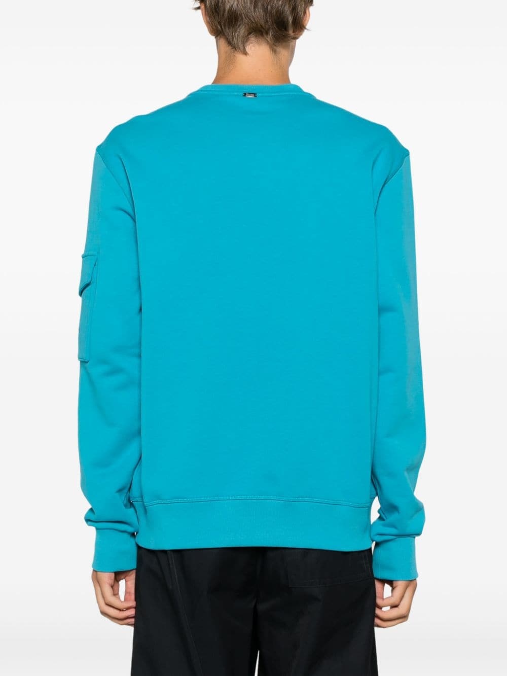 crew-neck cotton sweatshirt - 4