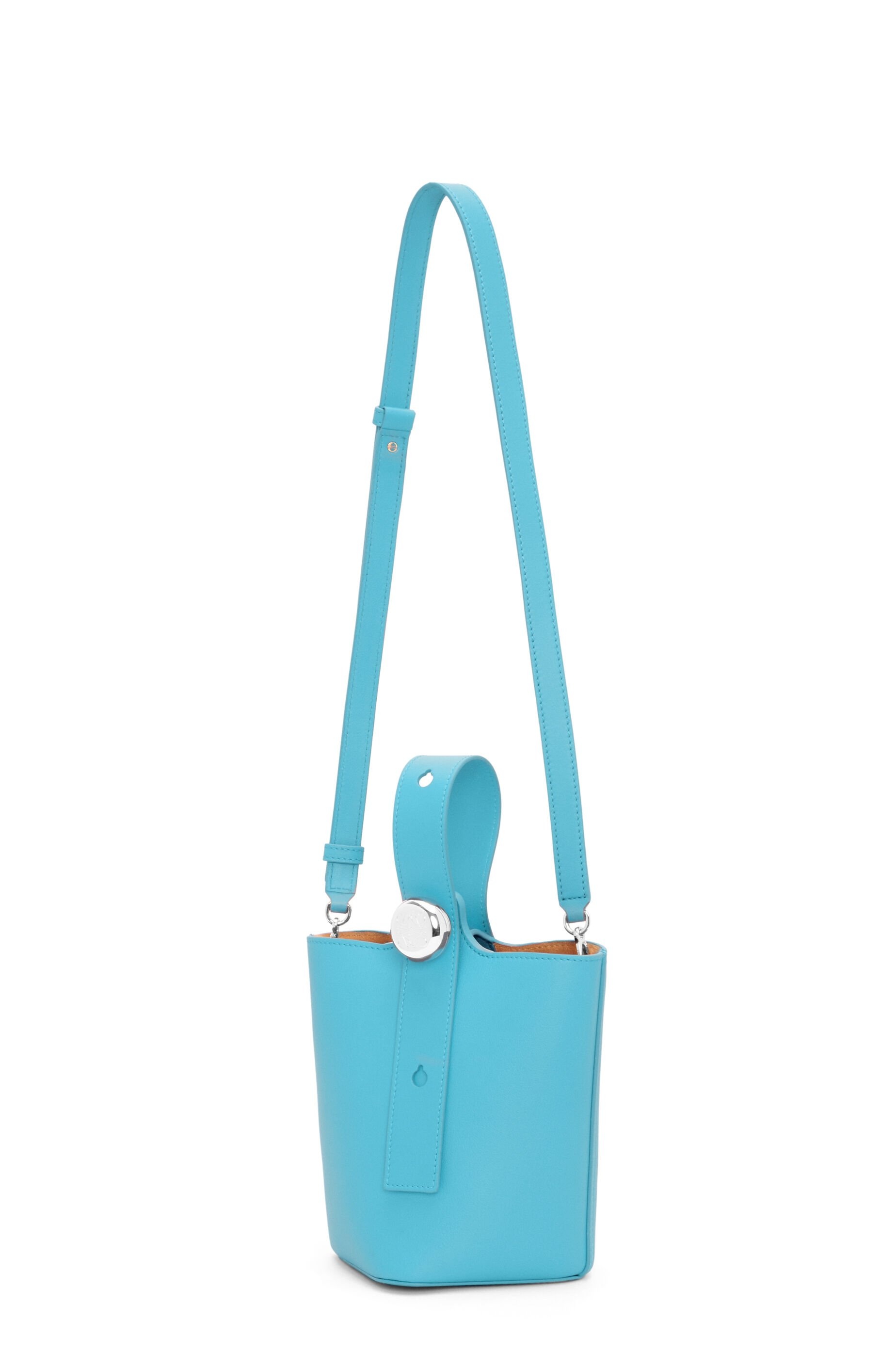 Mini Pebble bucket in smooth calfskin - 5
