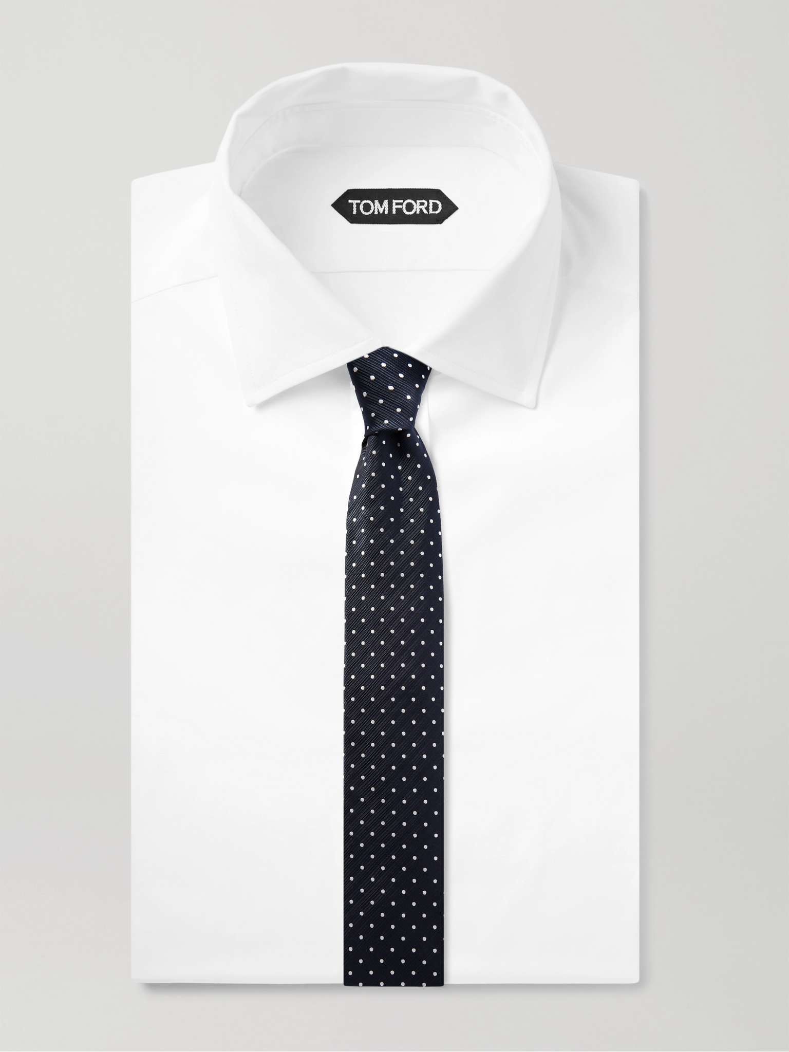 8cm Polka-Dot Silk-Twill Tie - 2