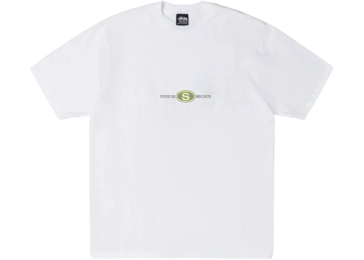 Stussy Worldwide Dot Tee White - 1