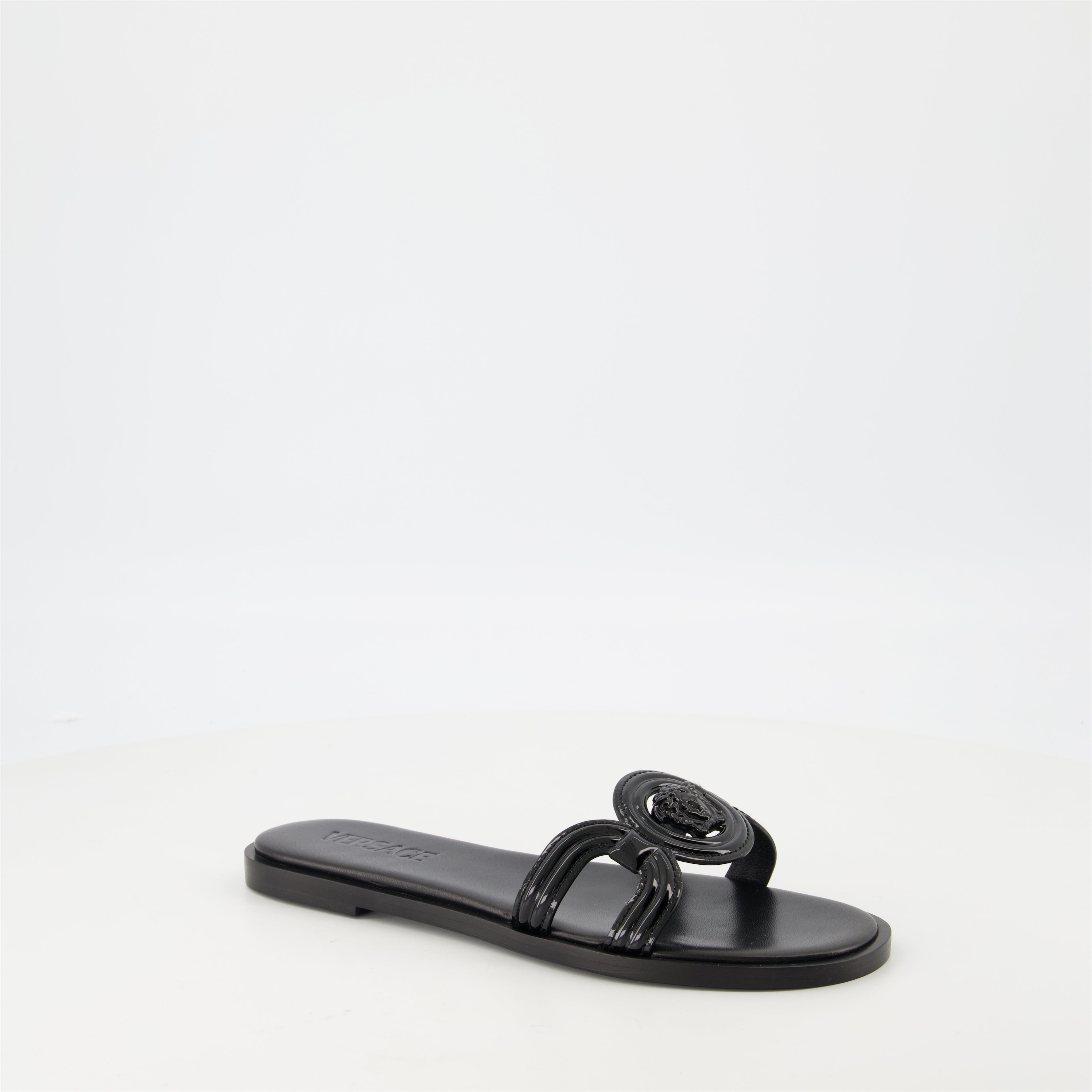 Claquettes en cuir Medusa '95 - 2