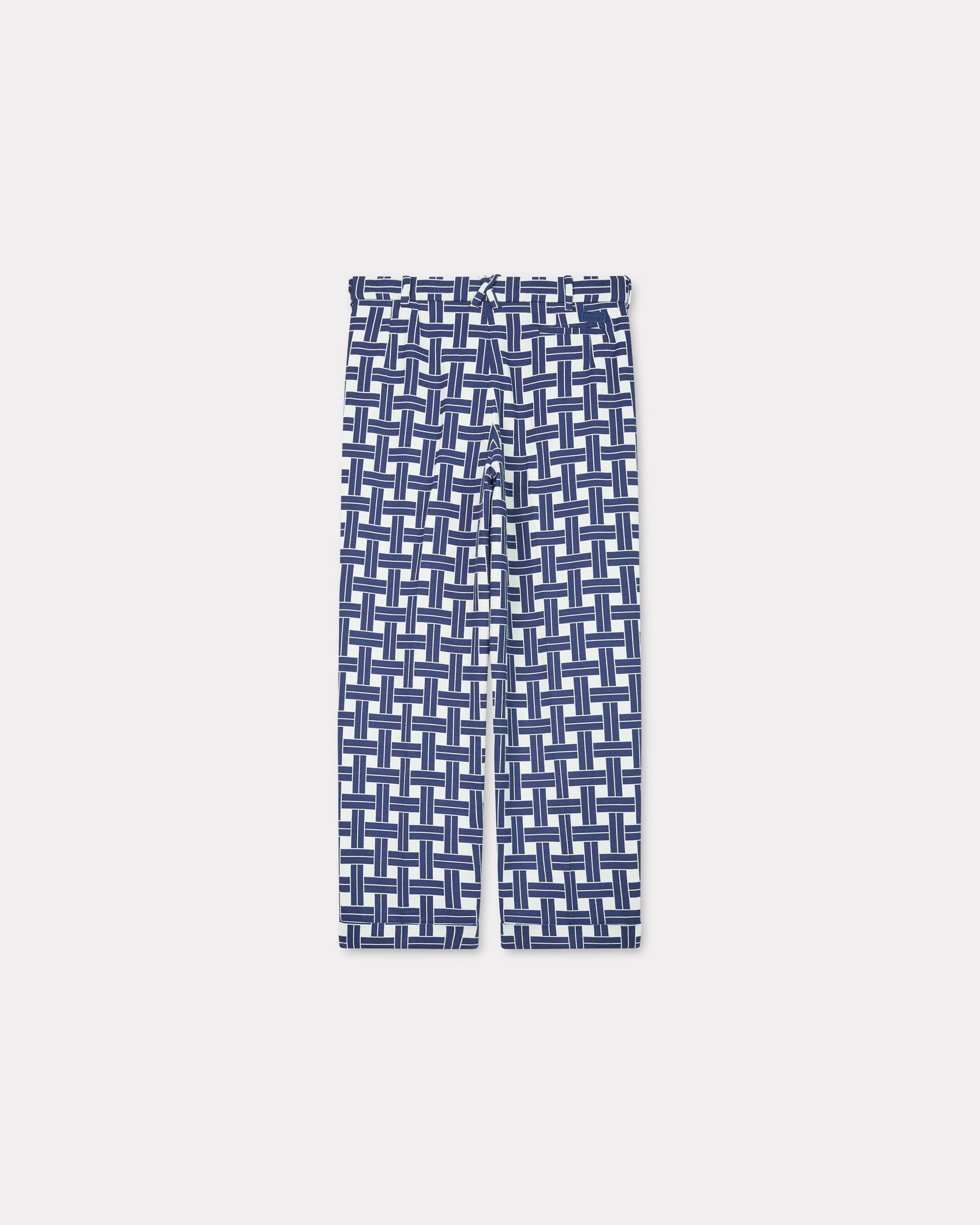 'KENZO Weave' straight pleated tailored pants - 2