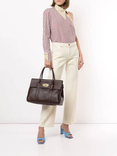 Mulberry flap twist-lock tote outlook