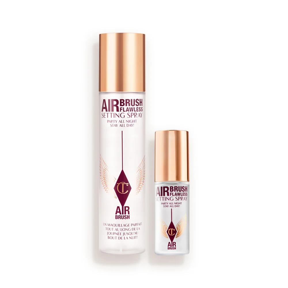 AIRBRUSH FLAWLESS SETTING SPRAY XL & MINI DUO FACE KIT - 1