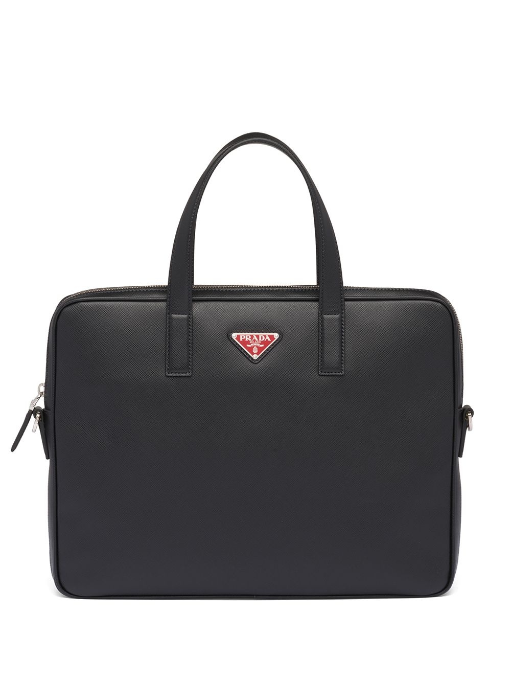 Saffiano leather briefcase - 1