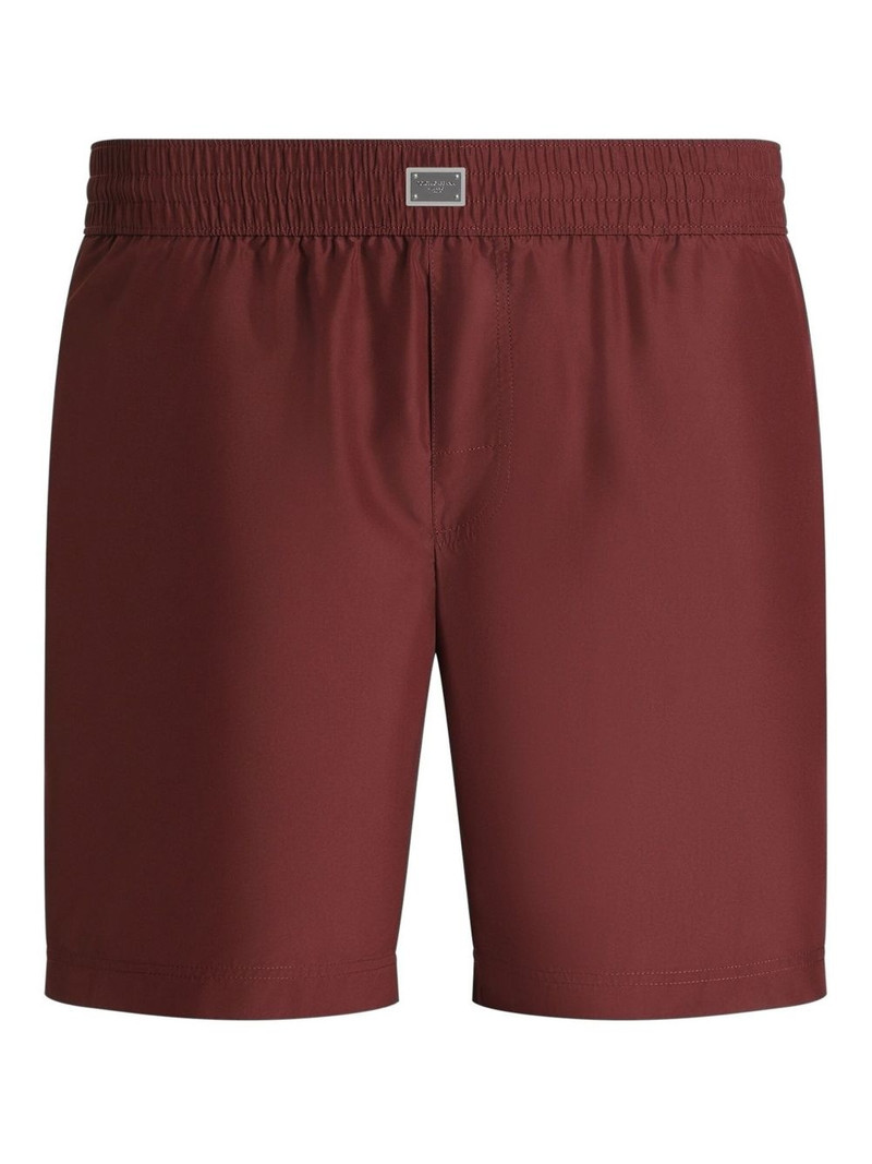 logo-plaque swim shorts 1