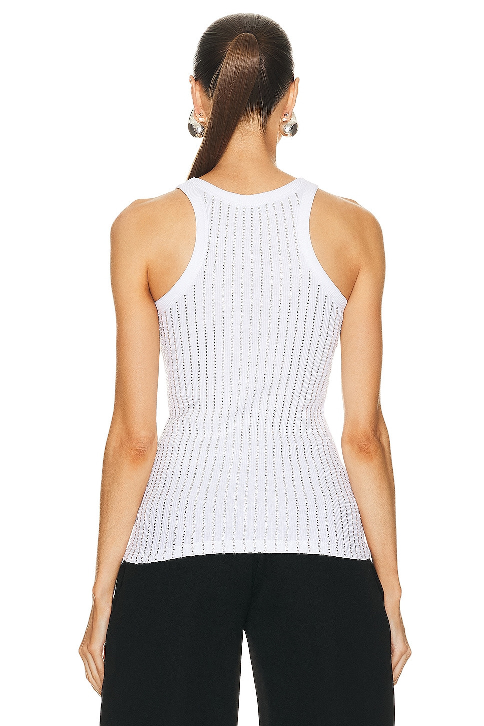 Hotfixed Crystal Tank Top - 3