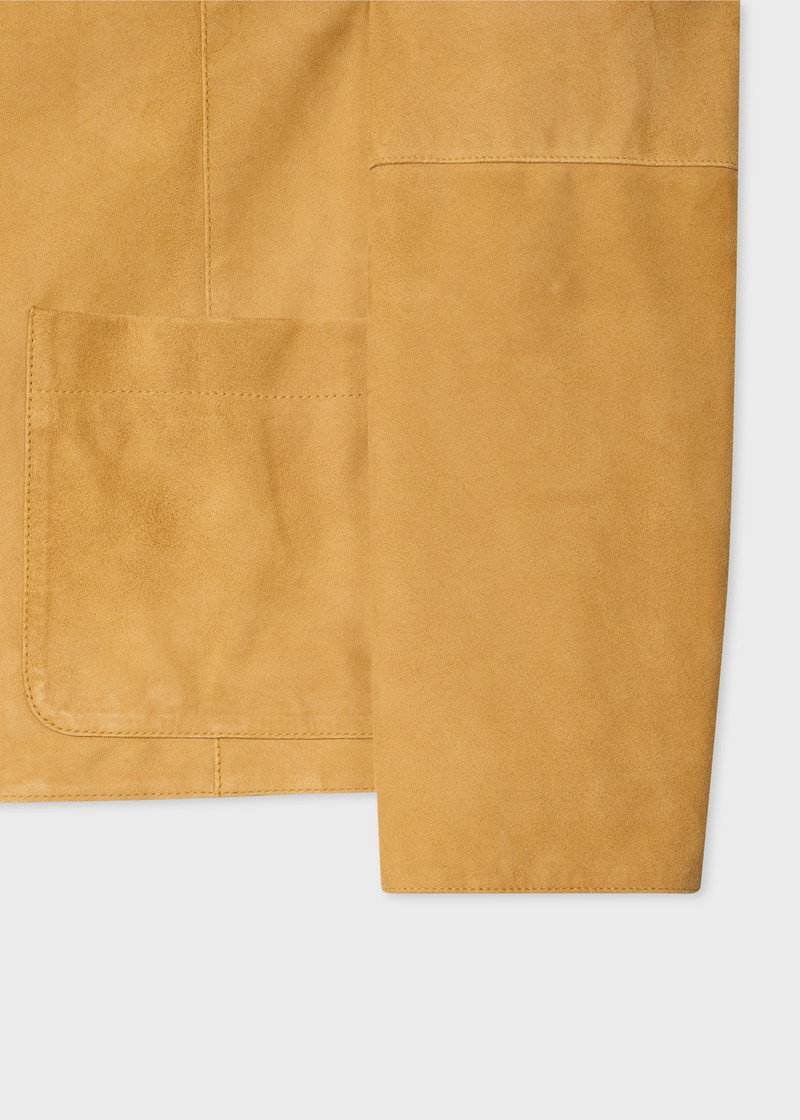 Women's Yellow Suede Jacket 3