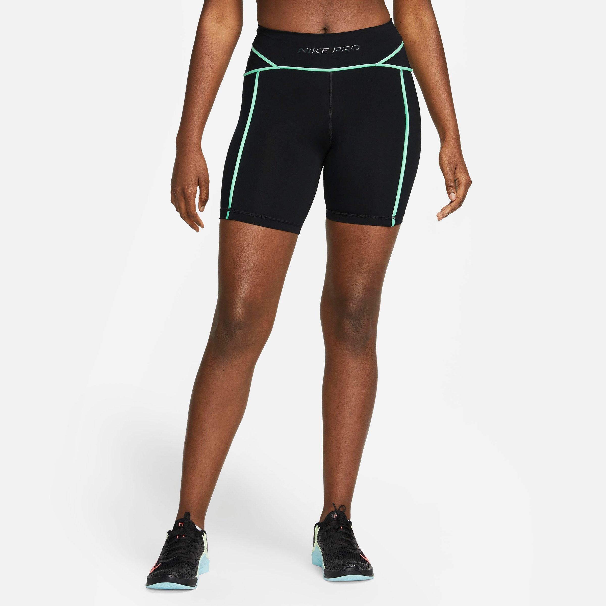 WOMEN'S NIKE PRO DRI-FIT MEMBERSHIP MID-RISE 7-INCH SHORTS - 1