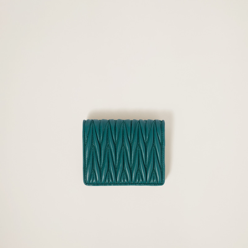 Miu Miu Small matelassé nappa leather wallet outlook