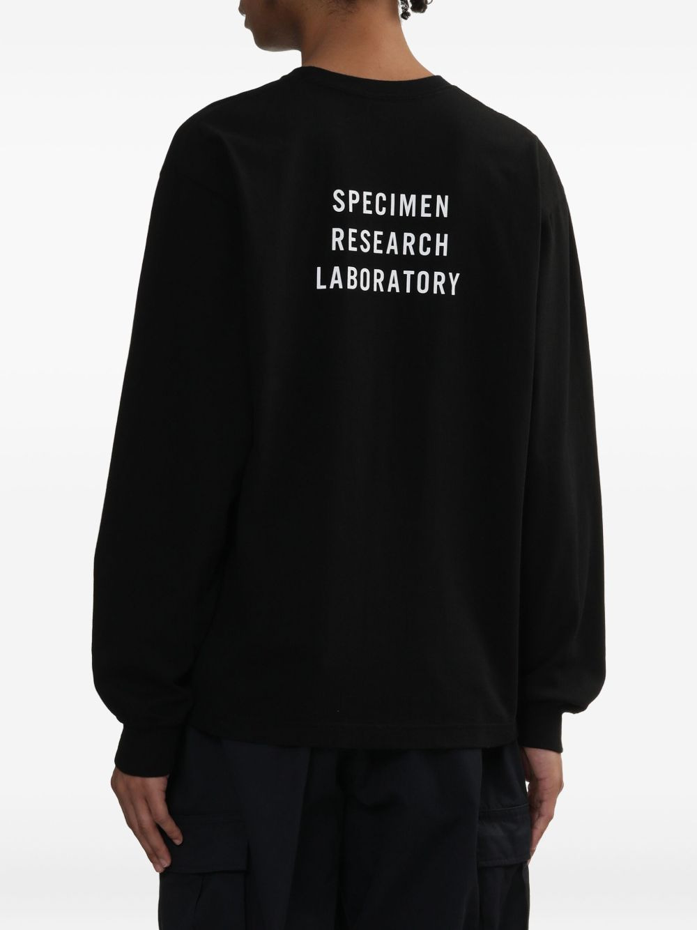 tree-print long-sleeve T-shirt - 4