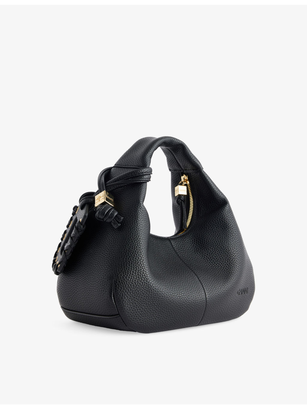 Hobo Mini Faux-Leather Hobo Bag - 3