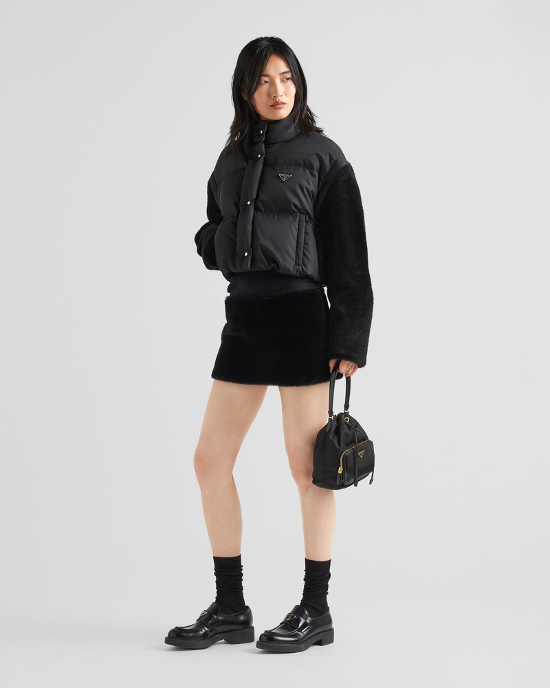 Prada Shearling skirt outlook