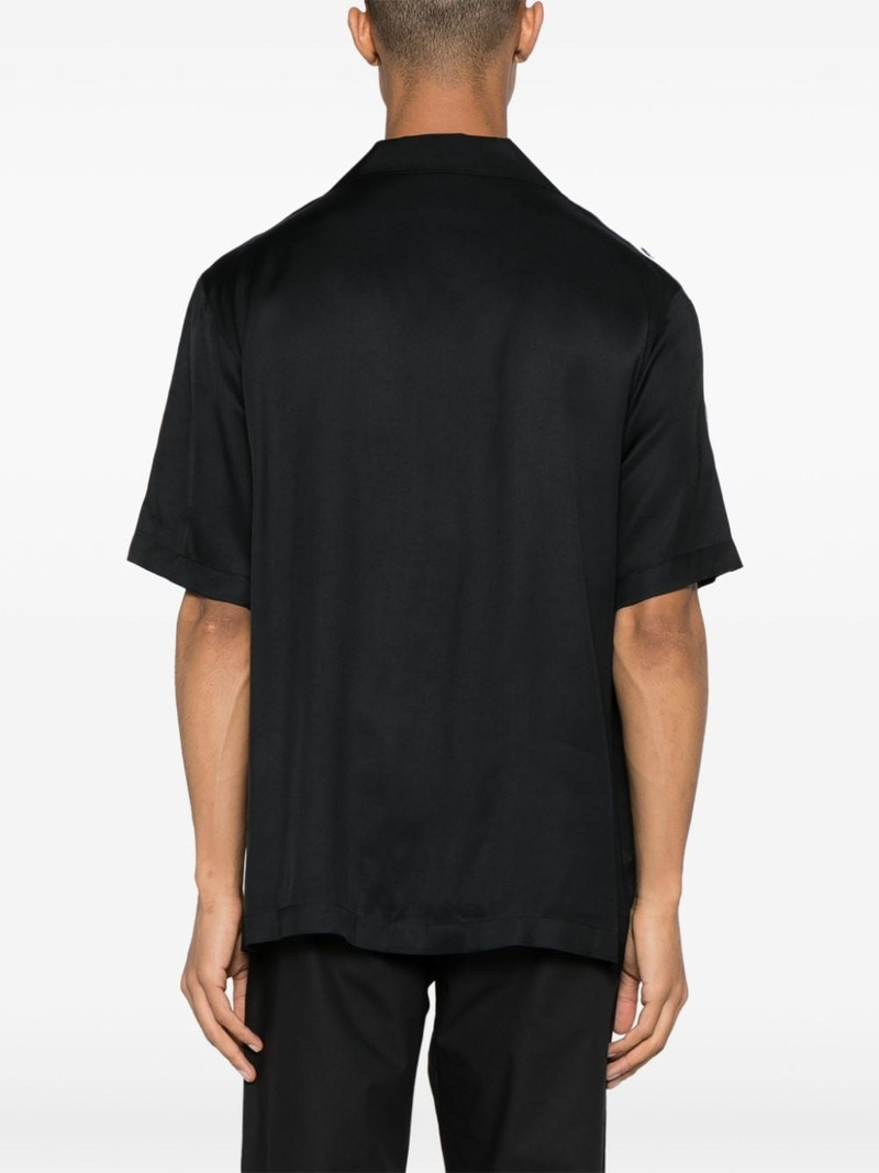 logo-tape short-sleeve shirt 4