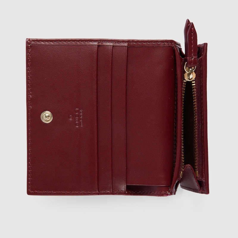 GG mini wallet with dog detail 6