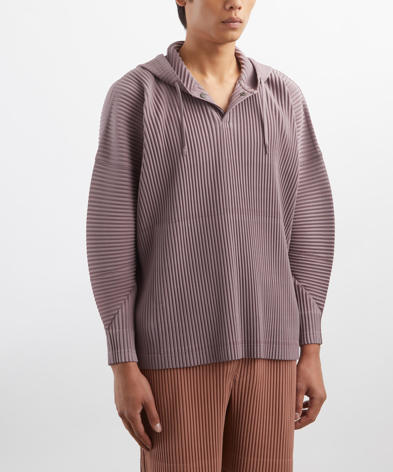 ISSEY MIYAKE COLOUR PLEATS Pleated Hoodie outlook