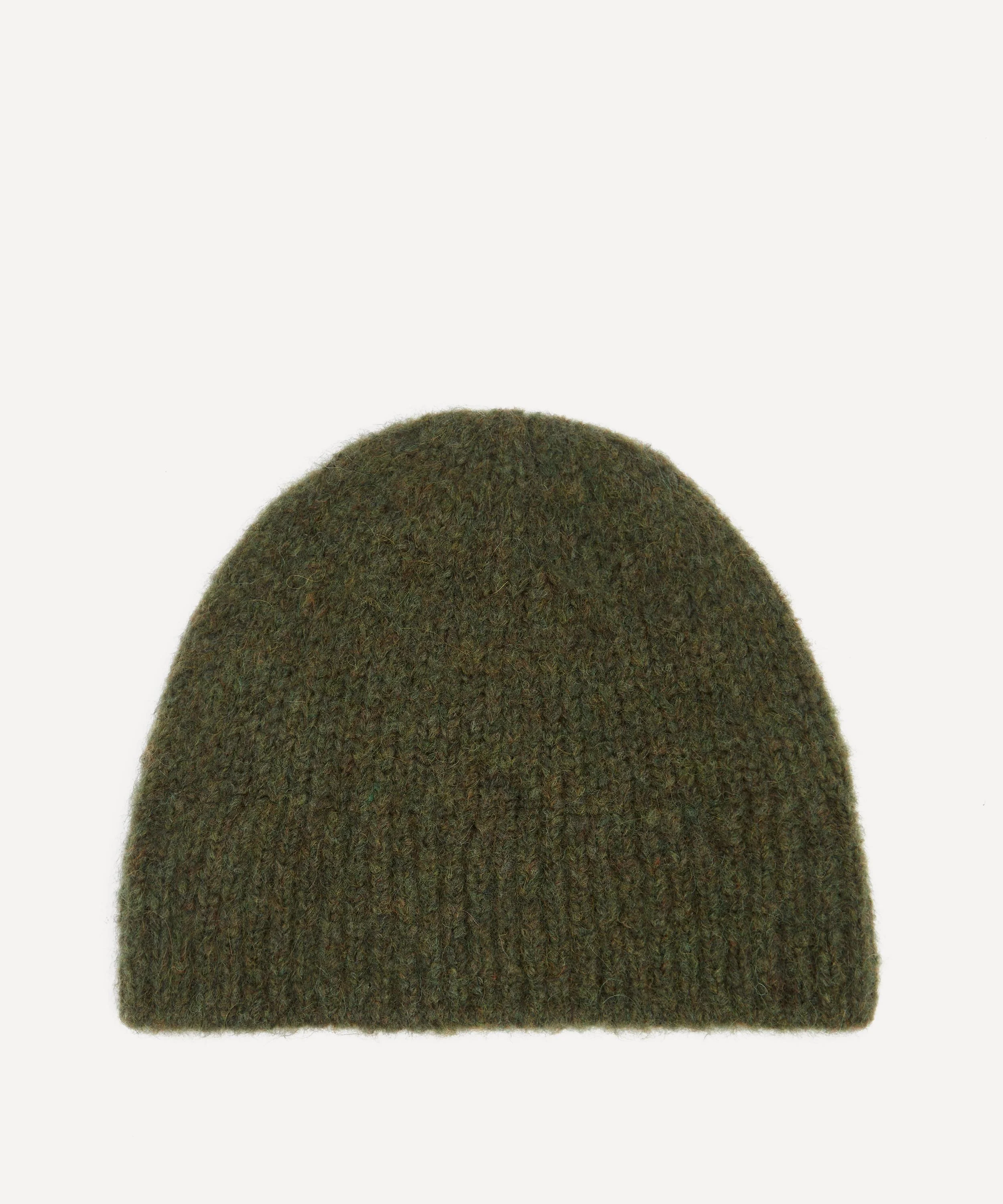 Black Alpaca-Merino Wool Beanie - 1