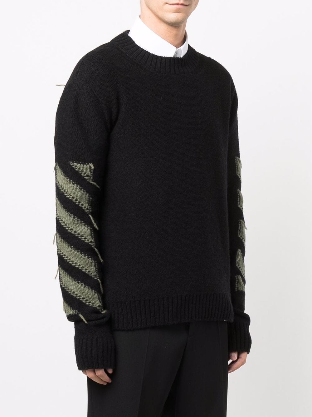 Arrows motif knitted jumper - 4