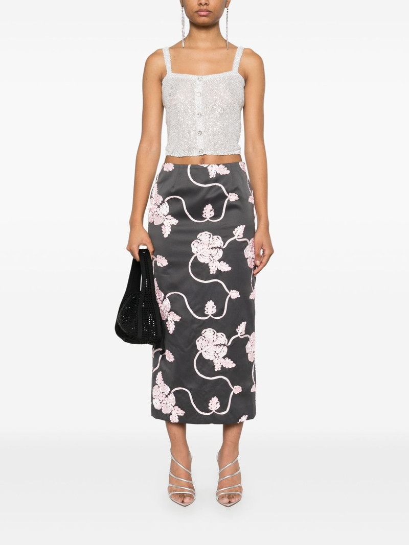 ROTATE appliqué pencil skirt outlook