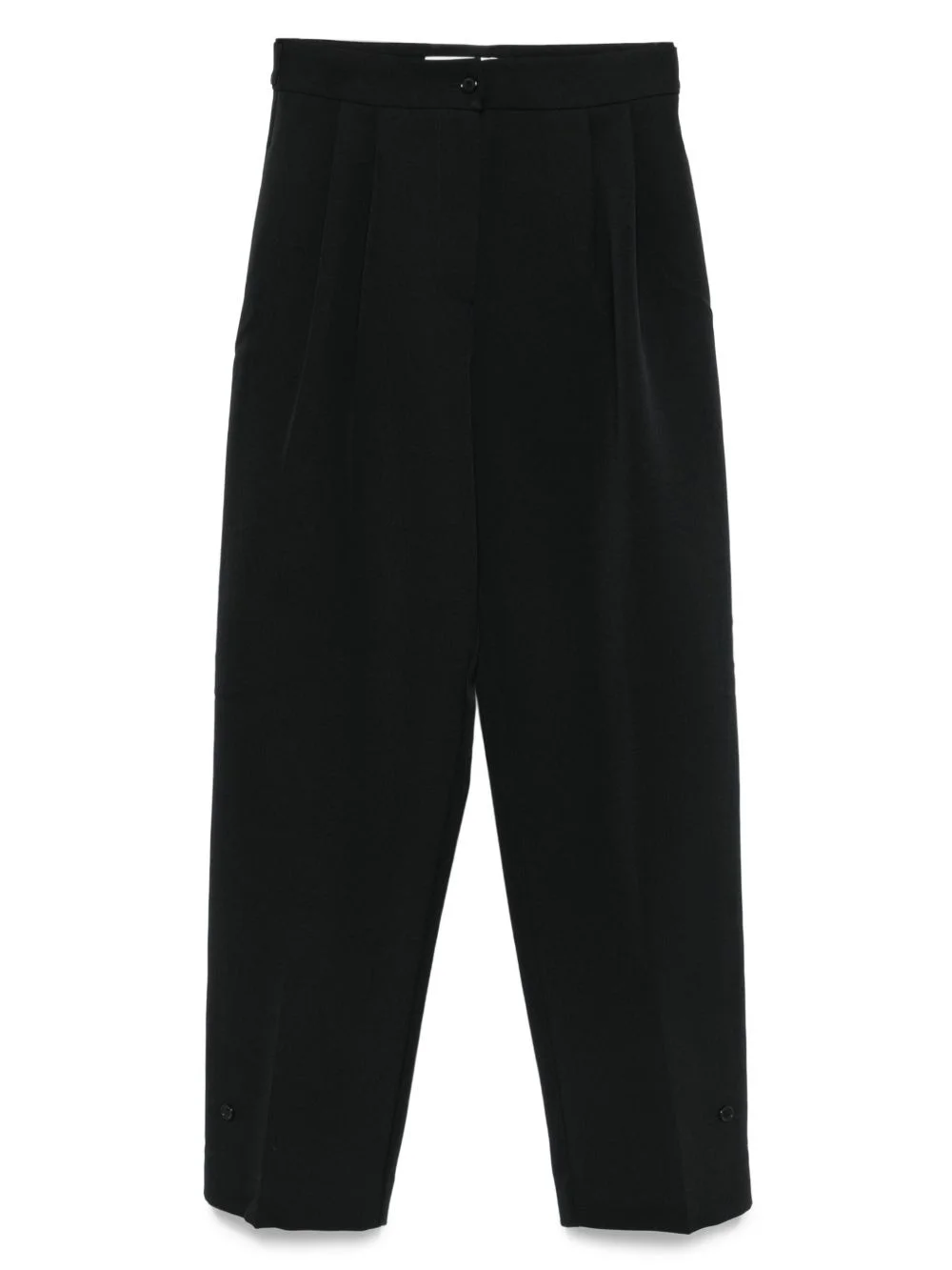 pleated buttoned trousers - 1