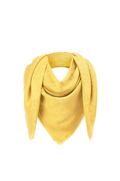 Loewe Damero scarf in wool, silk and cashmere outlook