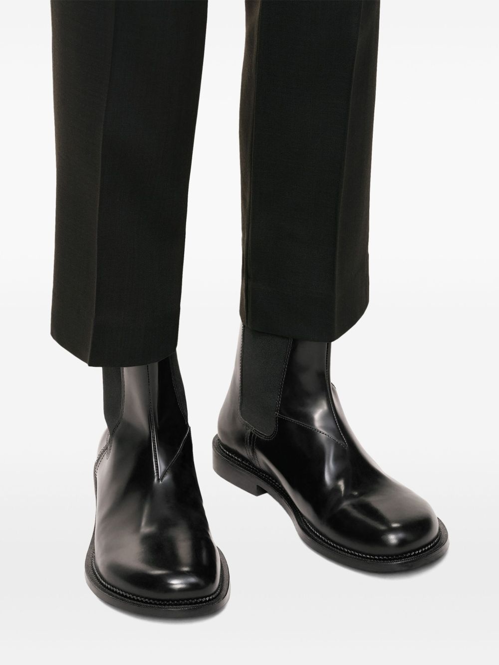 leather anatomical-toe chelsea boots - 5