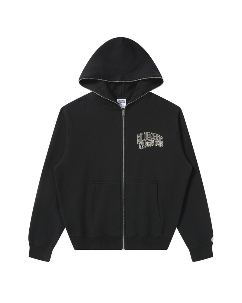 SMALL CURVE ZIP HOODIE 1