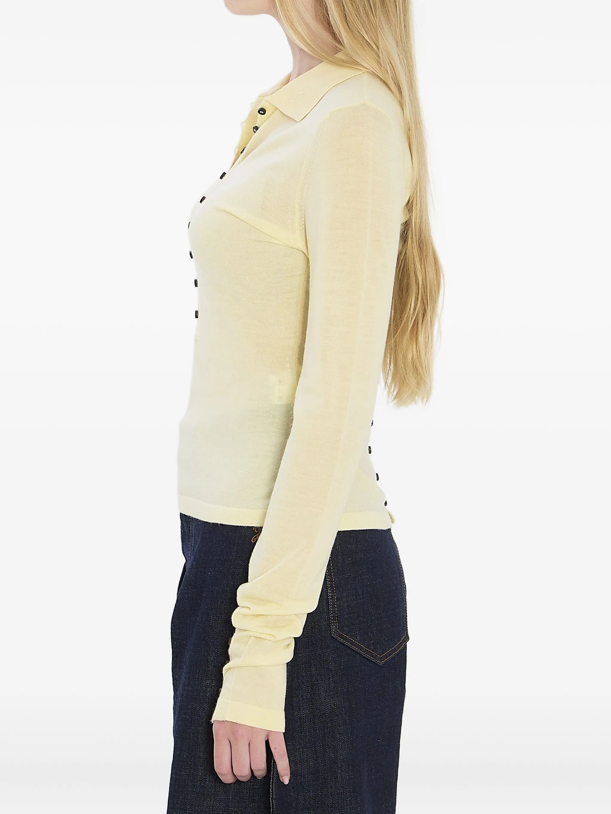 button-detail polo top - 3