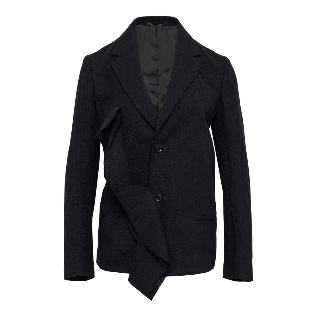 Left Front Drape Jacket - 1