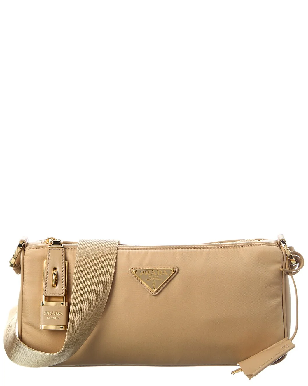 Prada Small Re-Nylon & Leather Shoulder Bag - 1