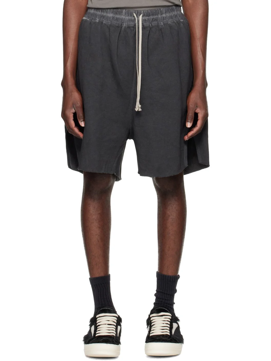 Black Tower Long Boxers Shorts - 1