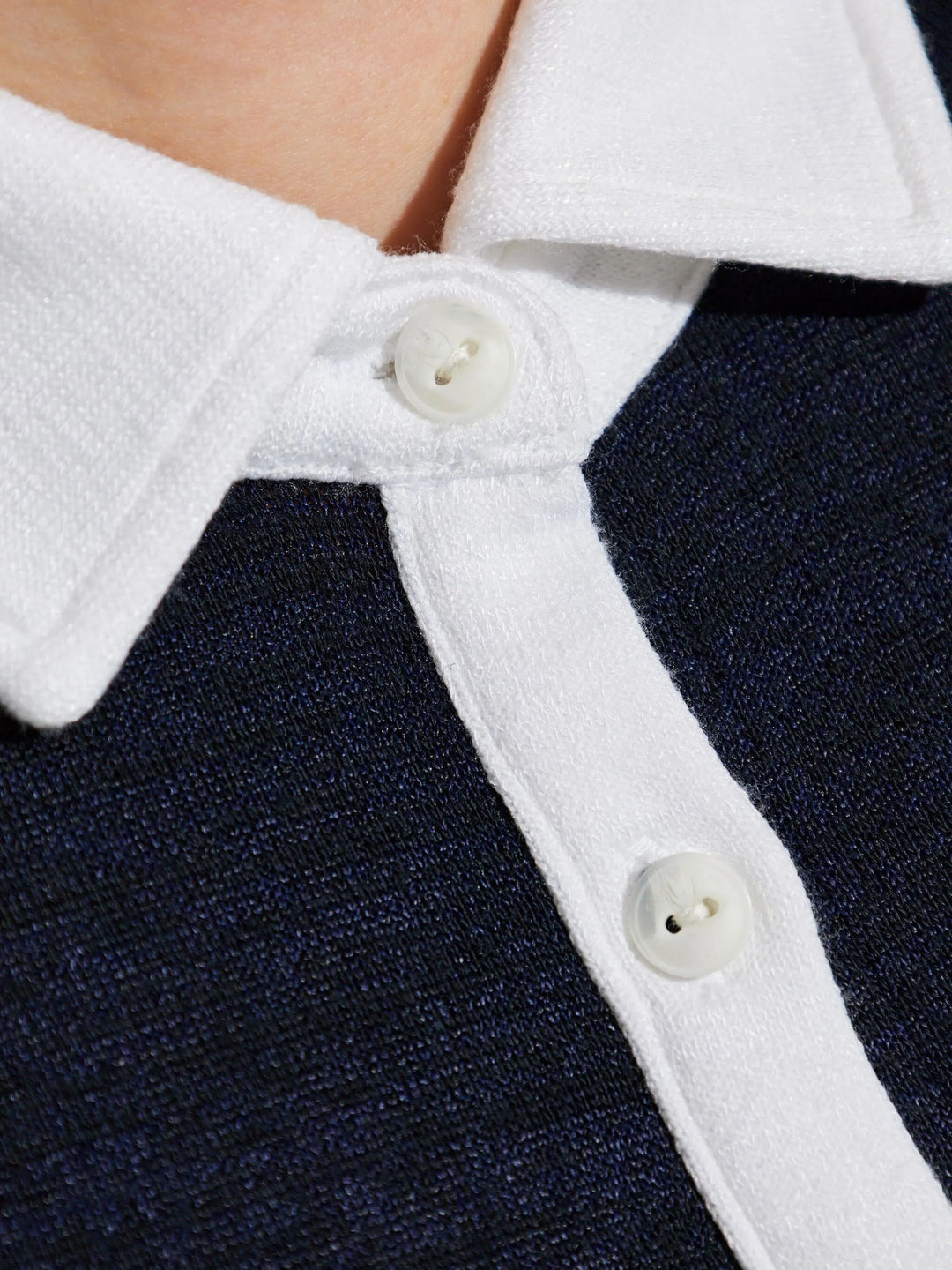 The Knit Button Short Sleeve Polo - 5