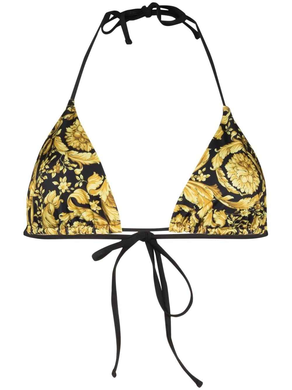 Barocco-print bikini top - 1