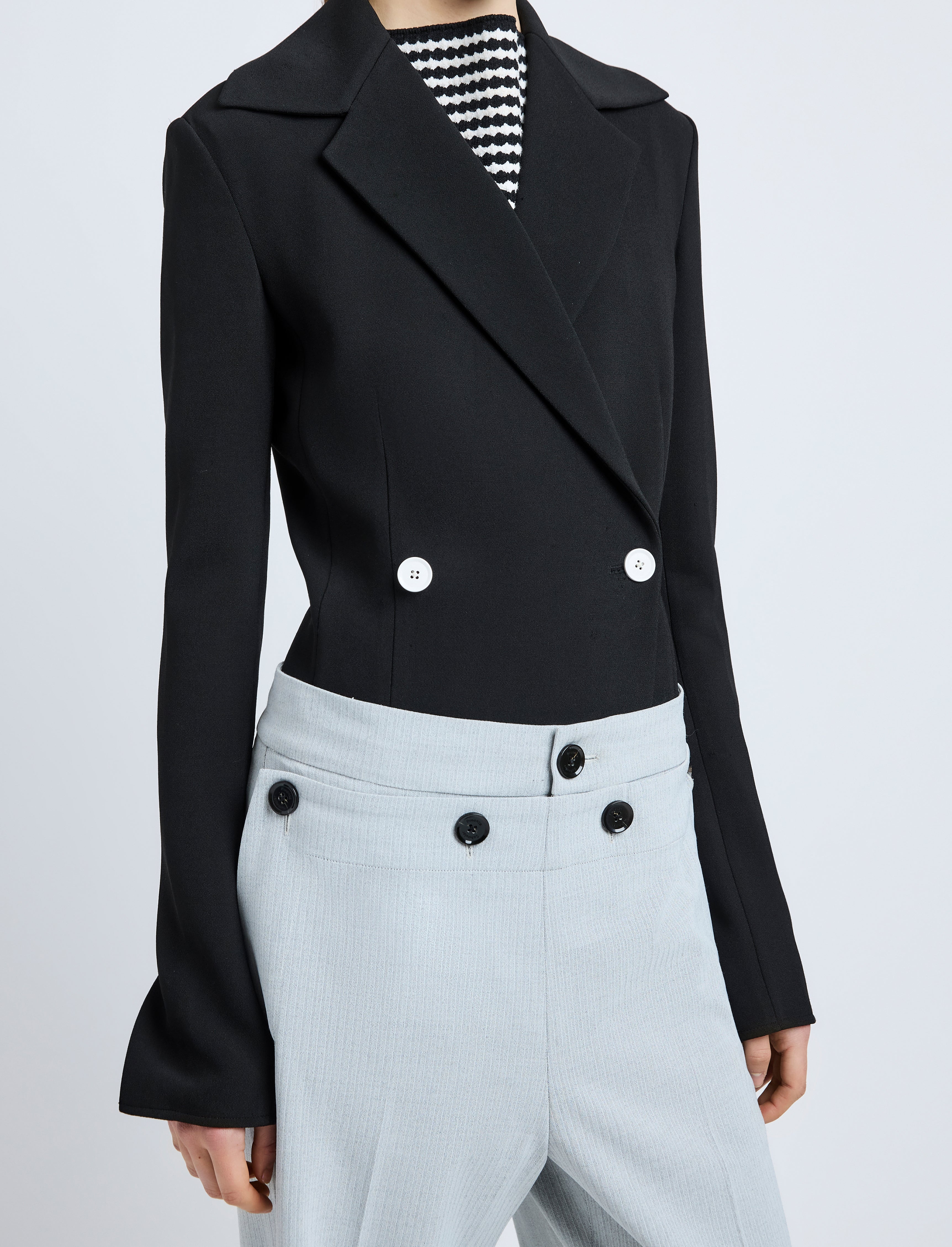 Marine Jacket in Bi-Stretch Suiting - 6